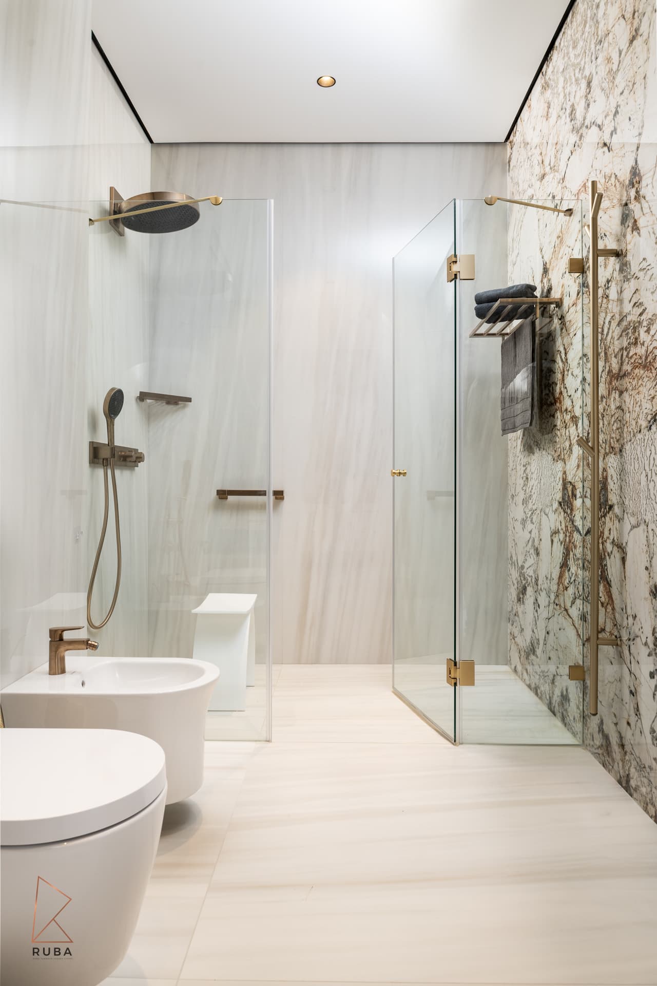 Master Bathroom — Bird of Paradise Flower — Photo 3